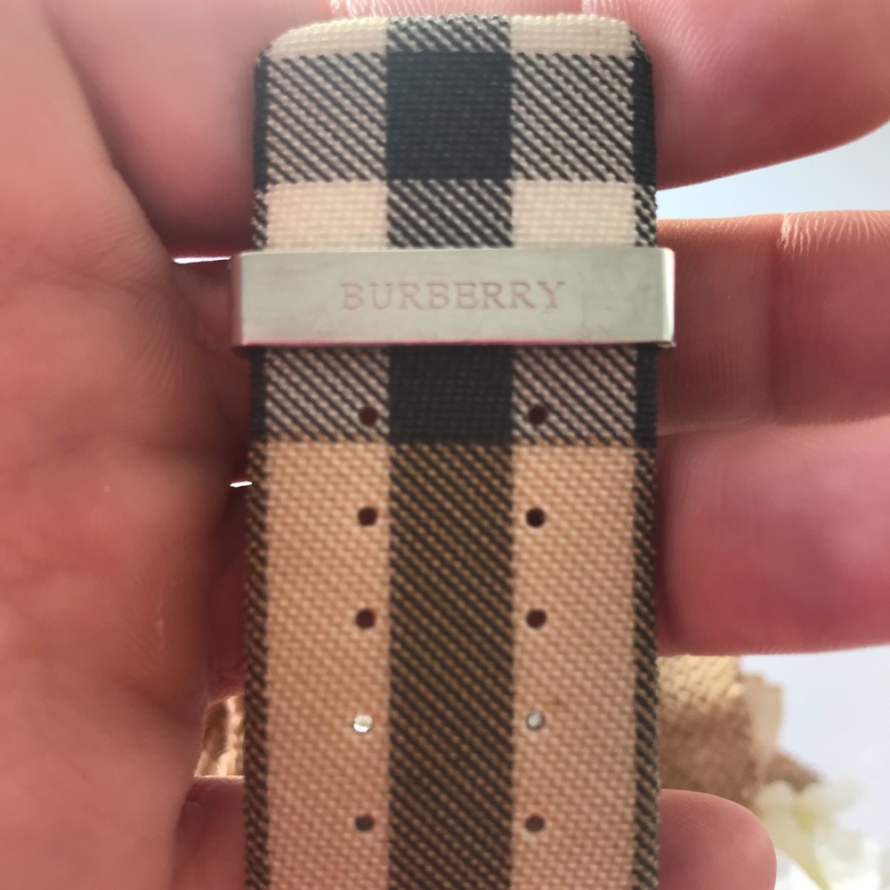 BURBERRY WATCH; SERIAL NUMBER IN PHOTOS
